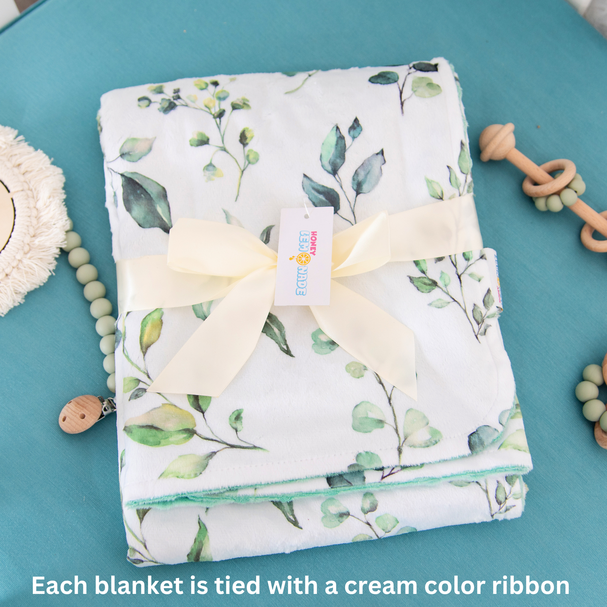 Baby & Toddler Minky Blanket - Monster Friends Blanket Maple & Co. Boutique