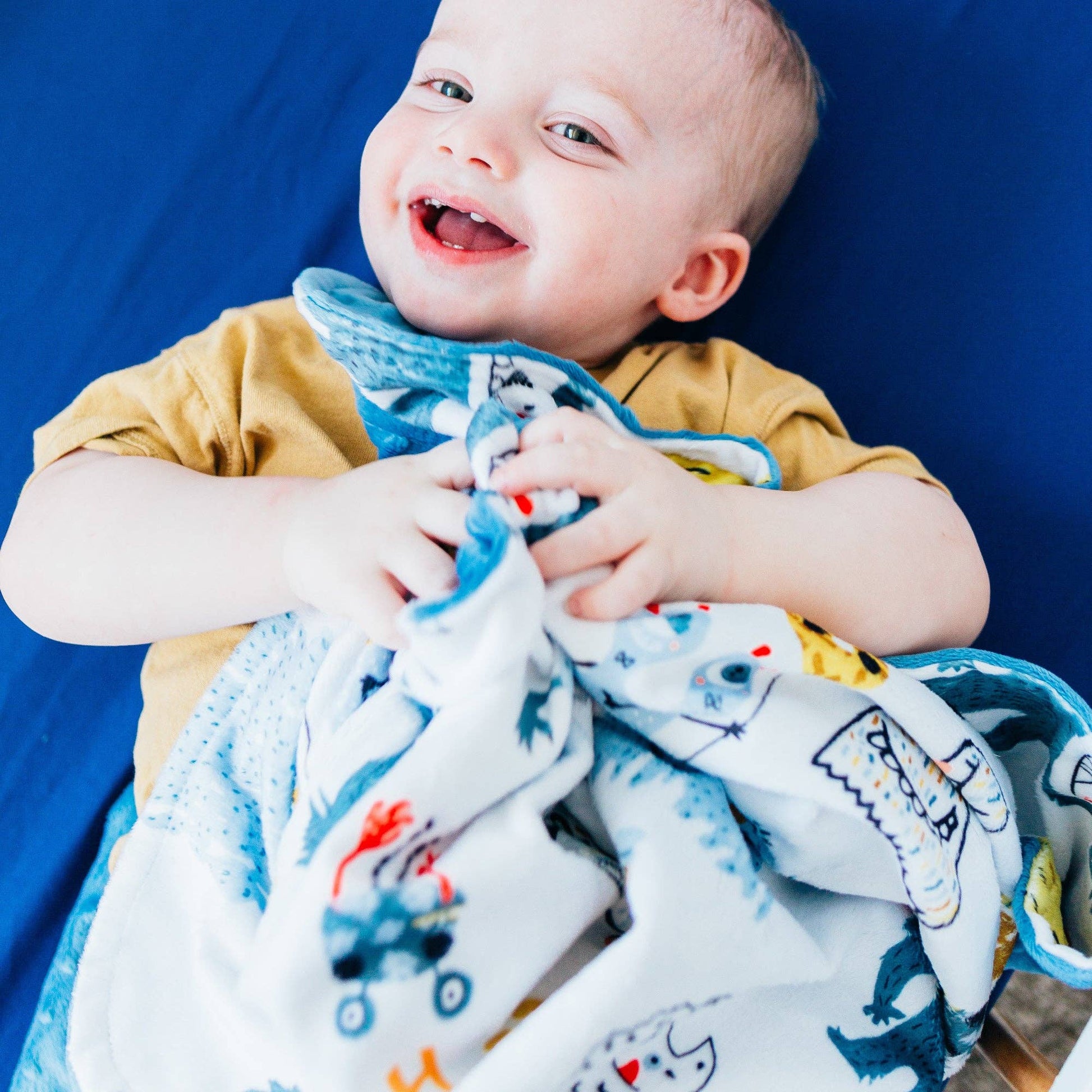 Baby & Toddler Minky Blanket - Monster Friends Blanket Maple & Co. Boutique