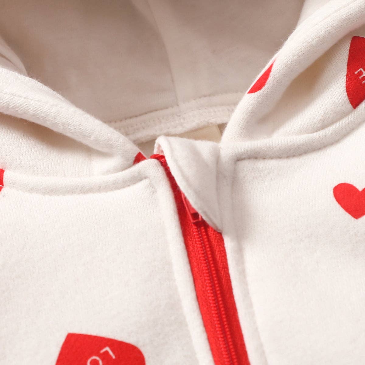 Valentine’s Day Baby Heart Jumpsuit Baby Onesie Maple & Co. Boutique