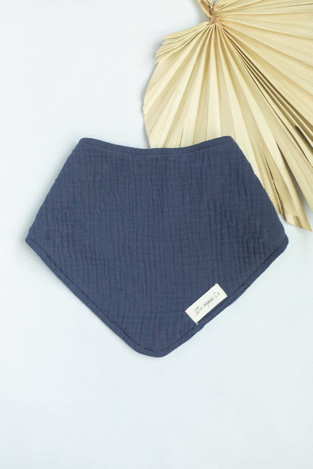 Organic Bandana Baby Bibs (Soft Muslin Fabric) Baby Accessory Maple & Co. Boutique Navy