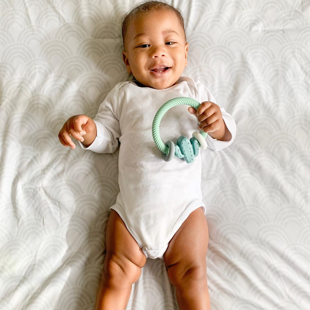 Ritzy Rattle™ Silicone Teether Rattles Baby Accessory Maple & Co. Boutique