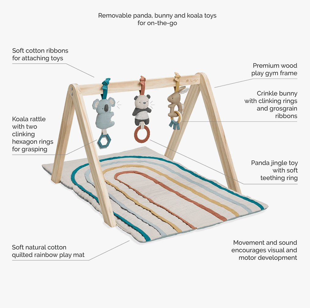 Activity Gym (Rainbow) baby essentials Maple & Co. Boutique