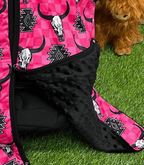 Bull Skull Printed Car Seat Cover Car Seat Cover Maple & Co. Boutique