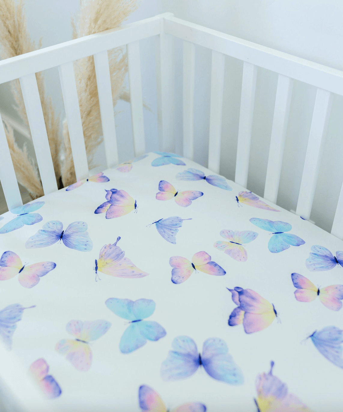 Butterfly Crib Sheet Nursery Maple & Co. Boutique