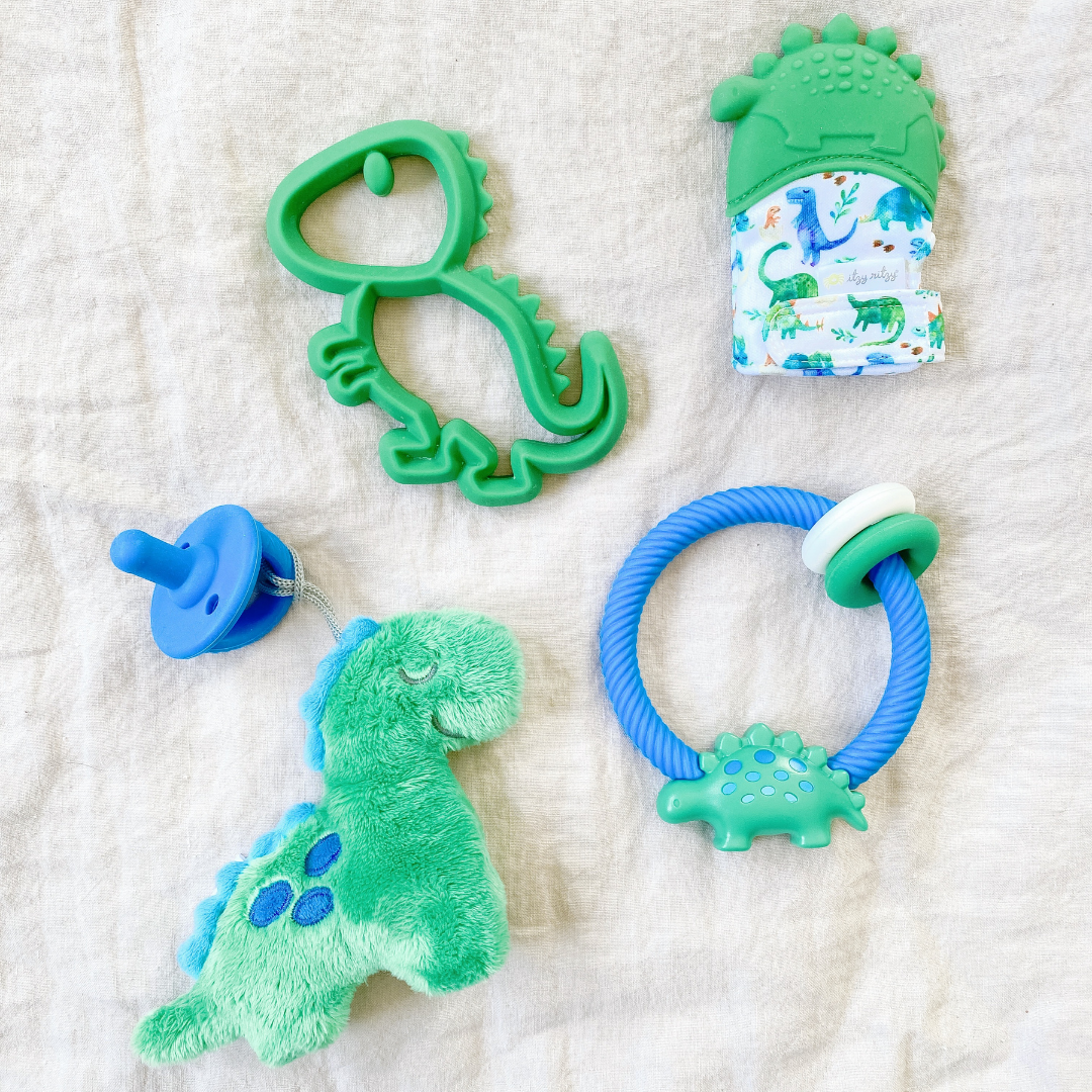 Ritzy Rattle™ Silicone Teether Rattles Baby Accessory Maple & Co. Boutique