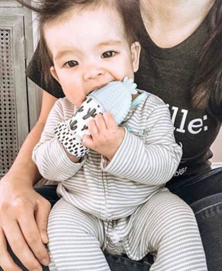 Silicone Teething Mitts Maple & Co. Boutique