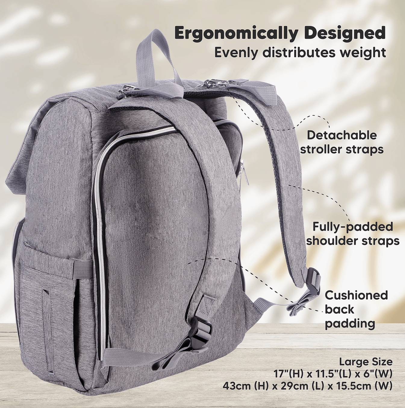 Explorer Diaper Bag Backpack baby essentials Maple & Co. Boutique