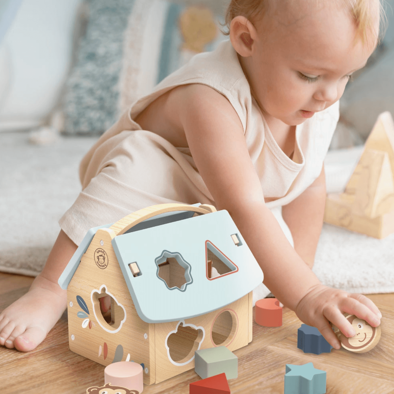 House Shape Sorter toys Maple & Co. Boutique