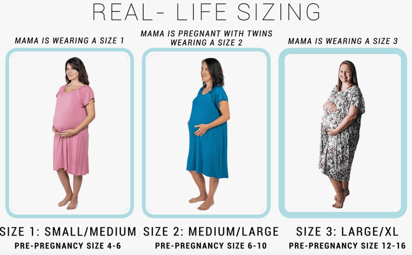 Labor and Delivery/ Nursing Gown (Blue) nursing Maple & Co. Boutique