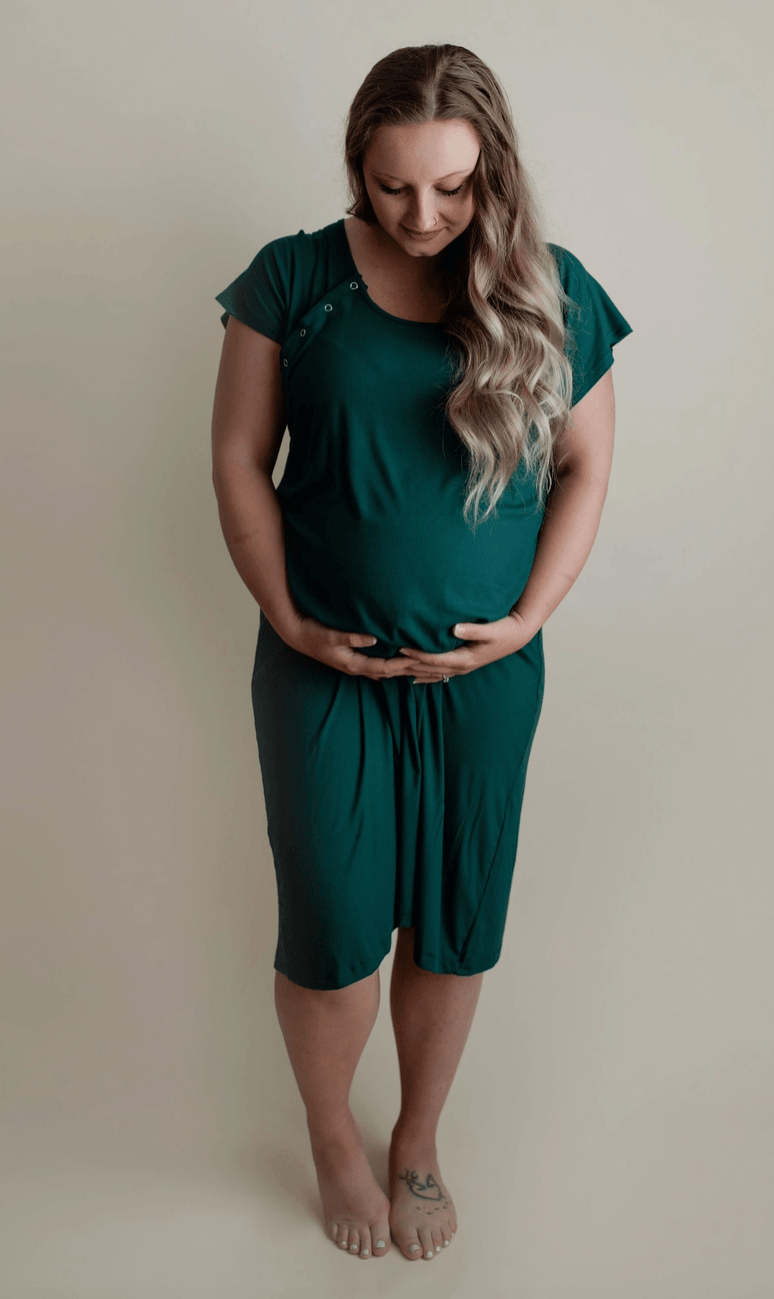 Labor and Delivery/ Nursing Gown (Forest) Nursing Maple & Co. Boutique Size 1