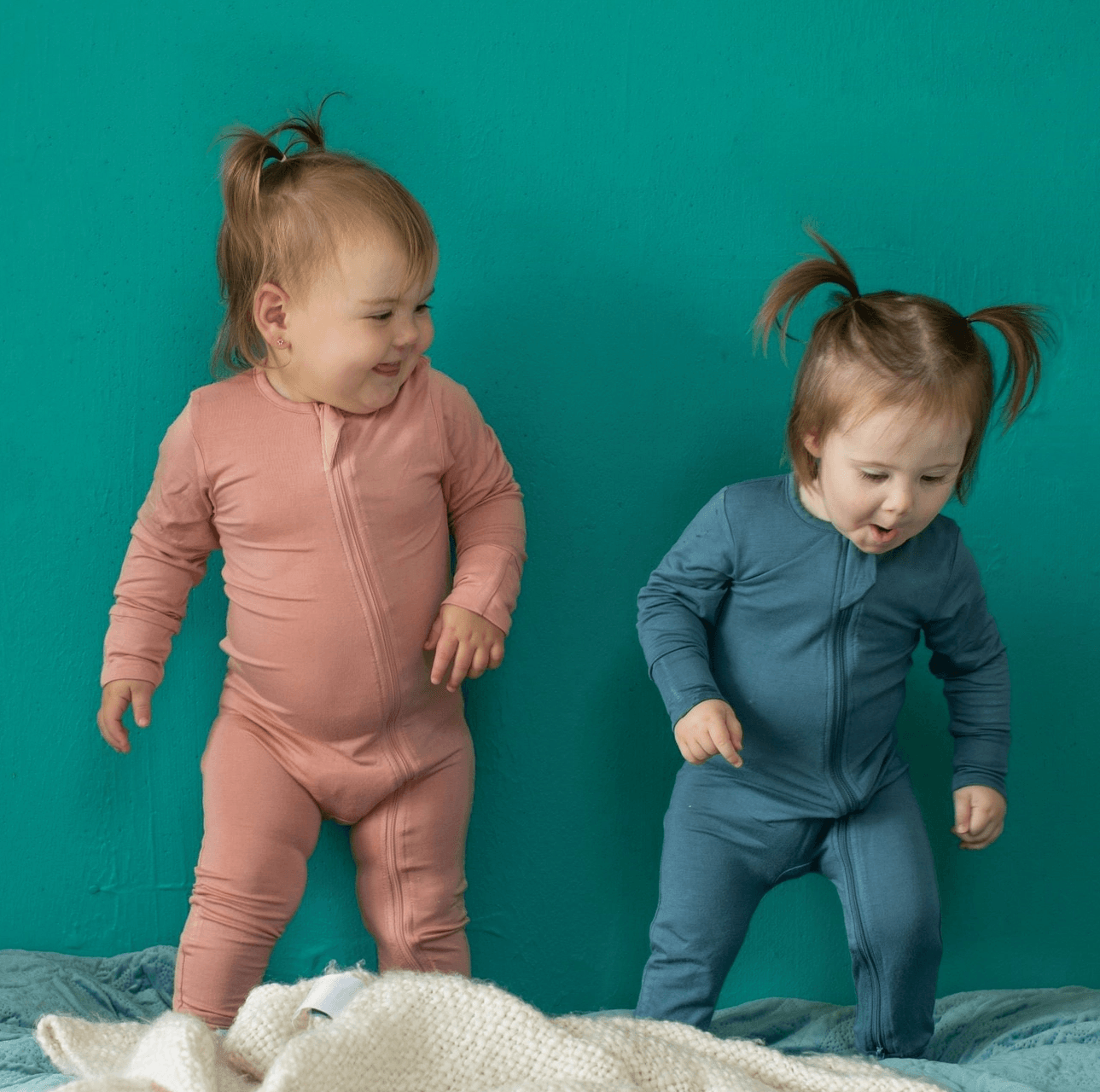 Bamboo Long-Sleeve Romper Baby Onesie Maple & Co. Boutique