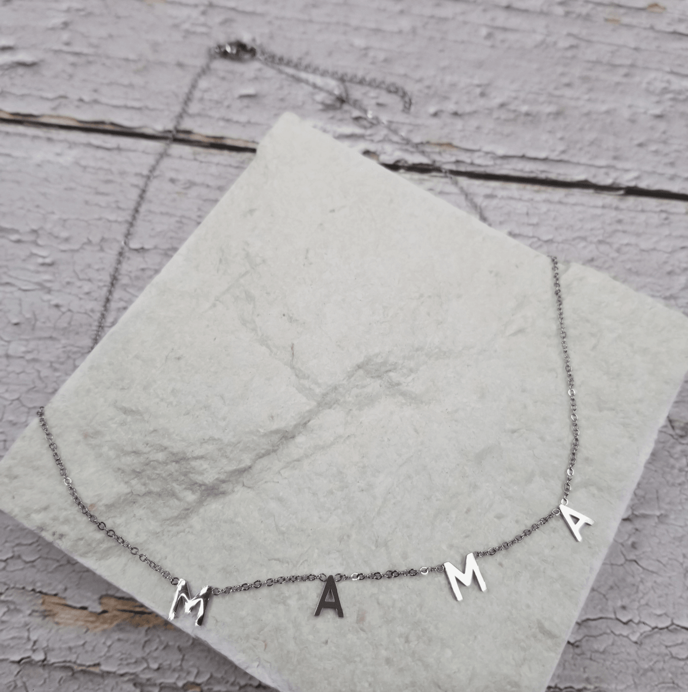 MAMA Necklace mama accessories Maple & Co. Boutique Silver