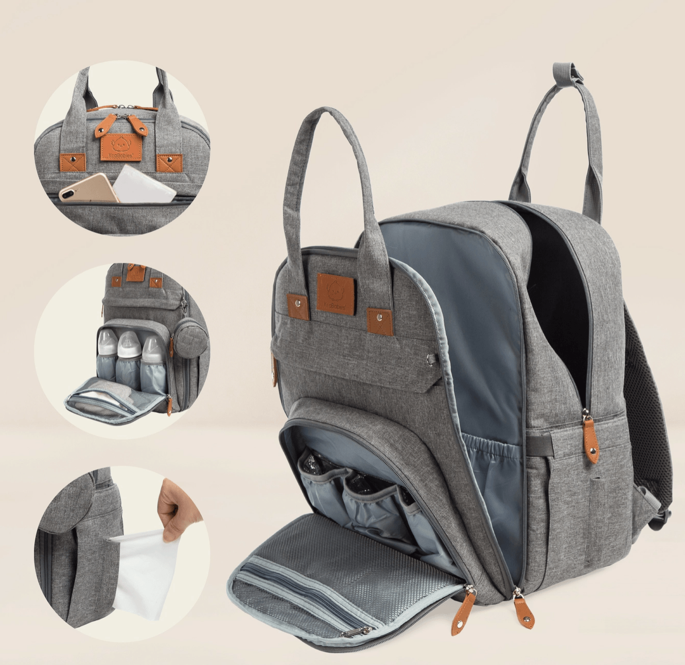 Rove Diaper Backpack baby essentials Maple & Co. Boutique