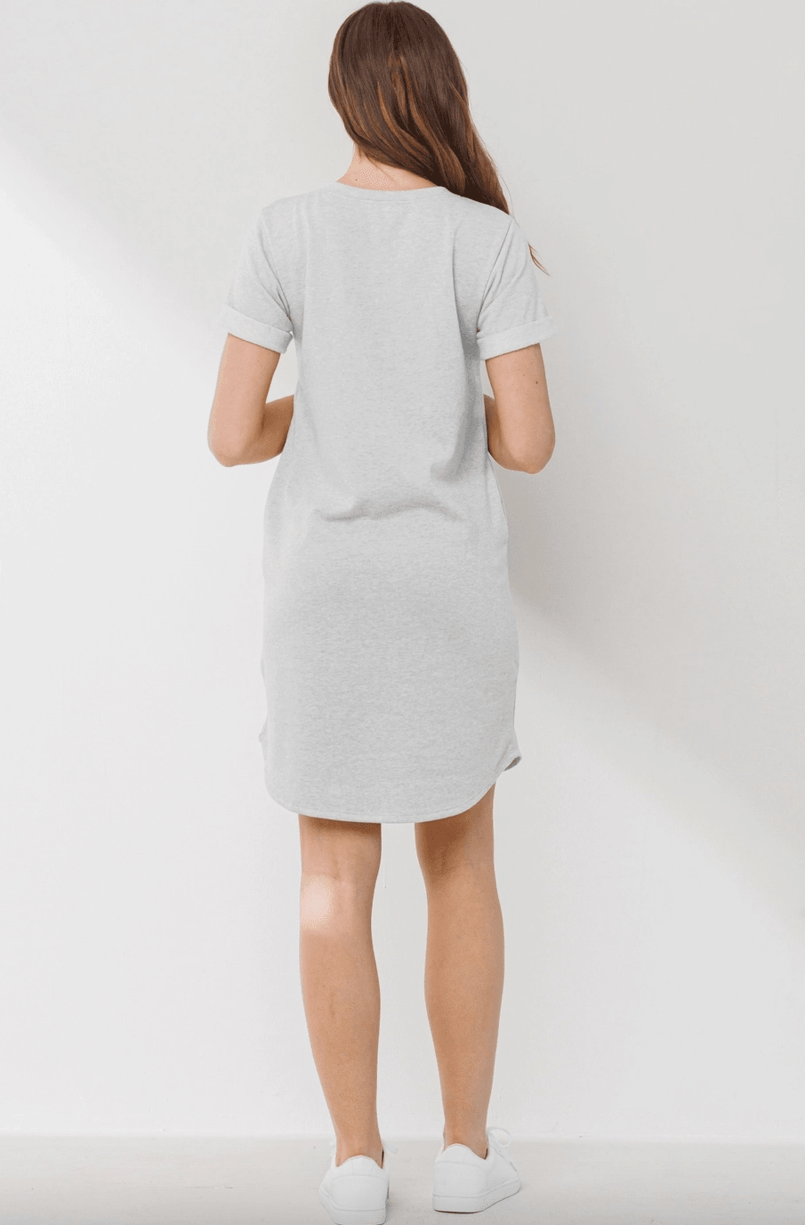 T-Shirt Maternity Dress with Pockets Maternity Maple & Co. Boutique