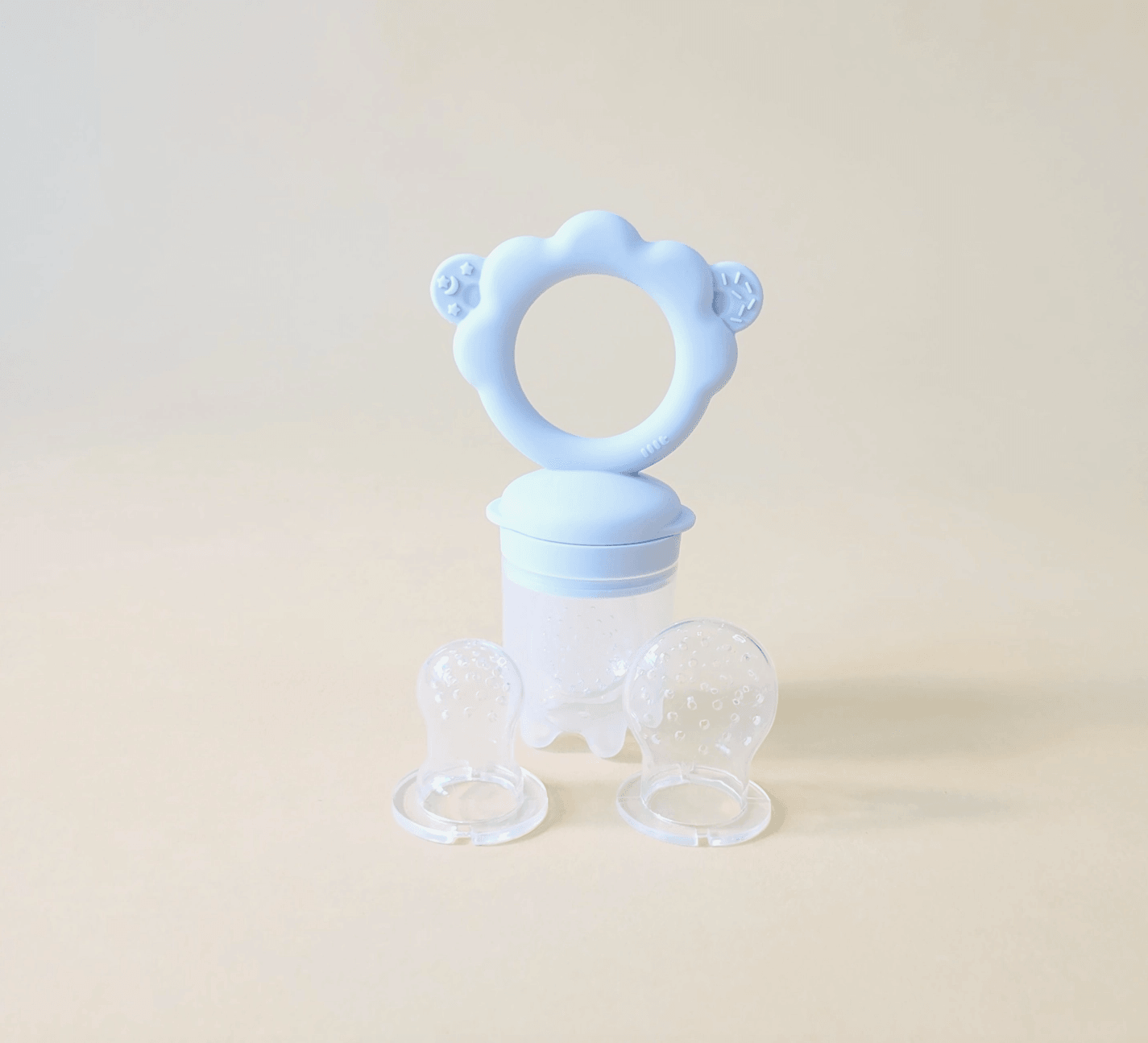 Teether Fruit Feeder feeding Maple & Co. Boutique Powder Blue