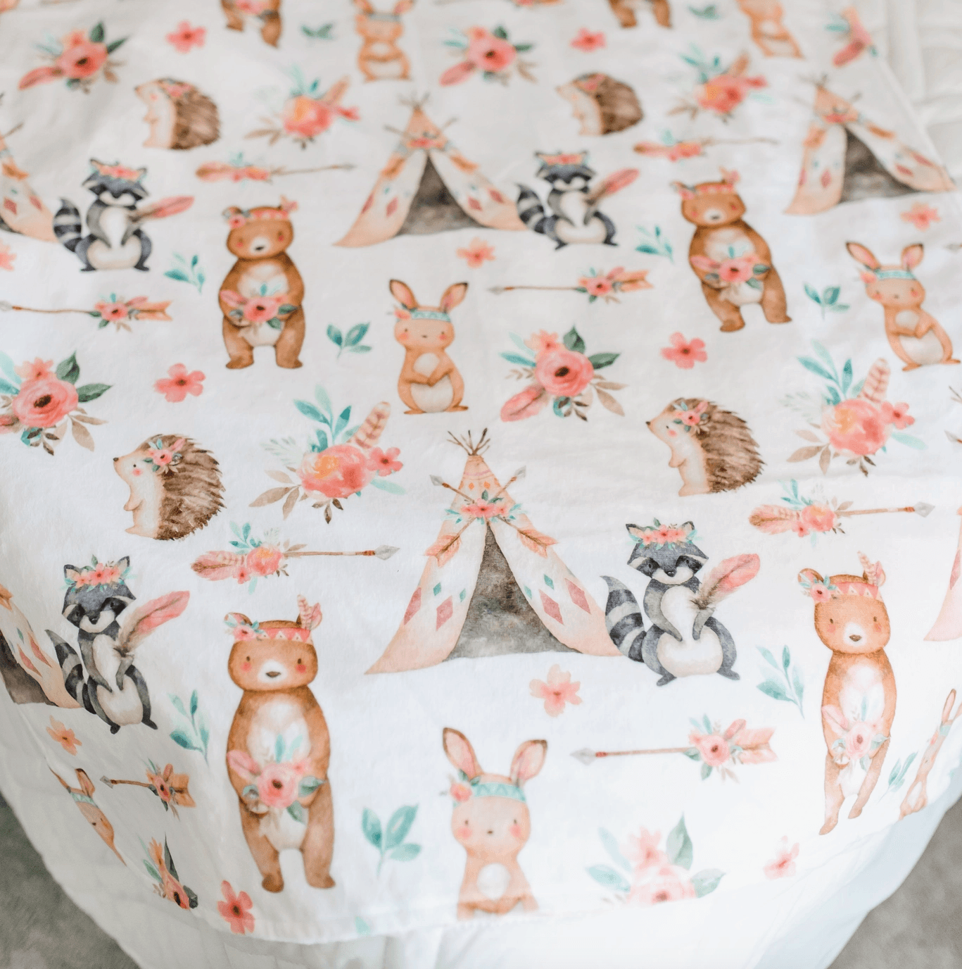 Woodland Tribe Blanket Blanket Maple & Co. Boutique