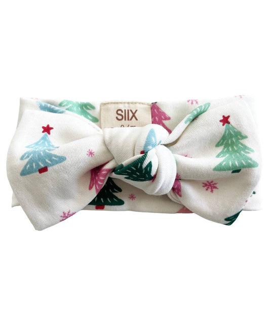 Christmas Trees Bow Baby Accessory Maple & Co. Boutique ONE SIZE