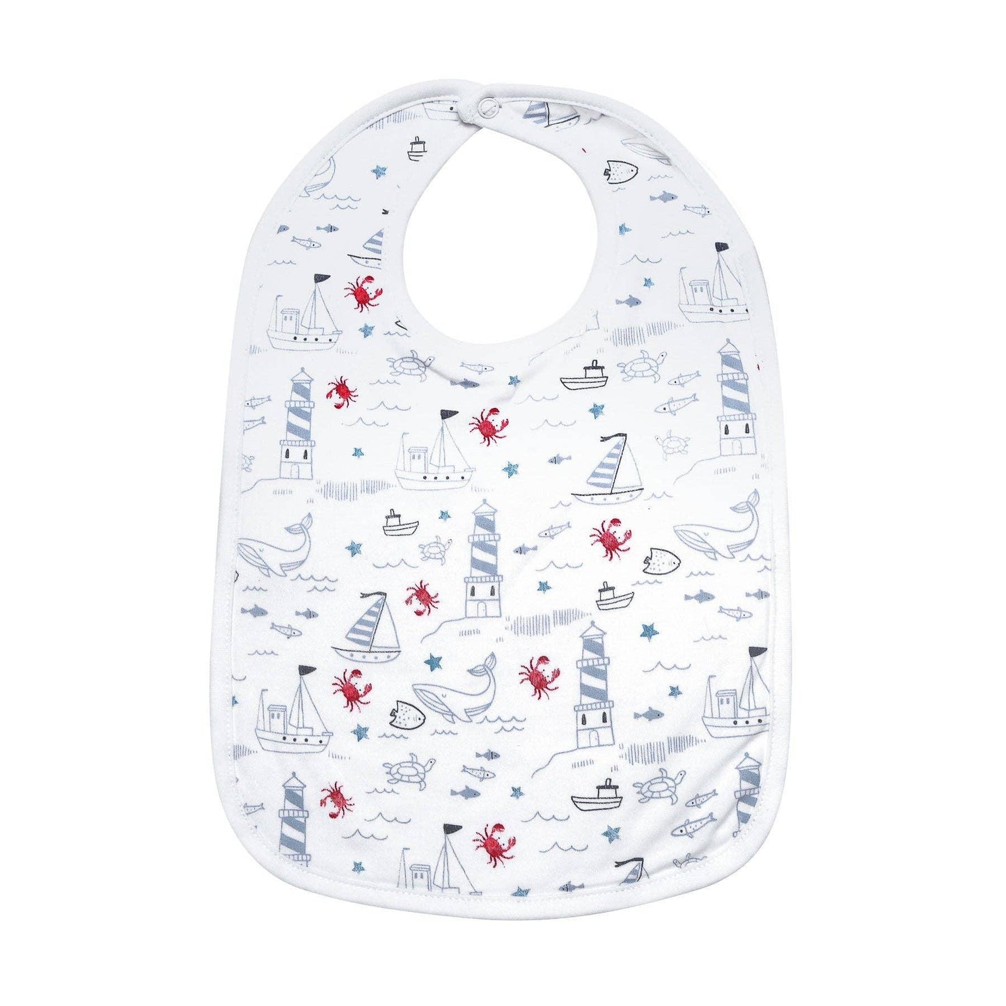 Coastal Crab Bib baby essentials Maple & Co. Boutique Coastal Crab Bib