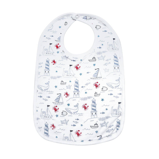 Coastal Crab Bib baby essentials Maple & Co. Boutique Coastal Crab Bib