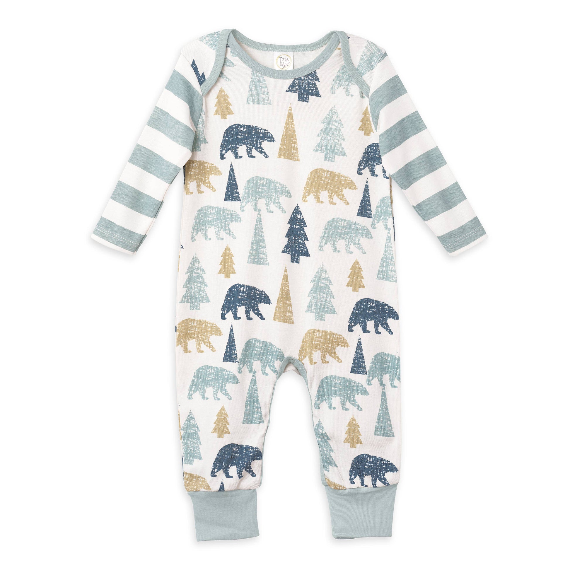 Baby Boy Cotton Romper (Timberland) Baby Onesie Maple & Co. Boutique Newborn