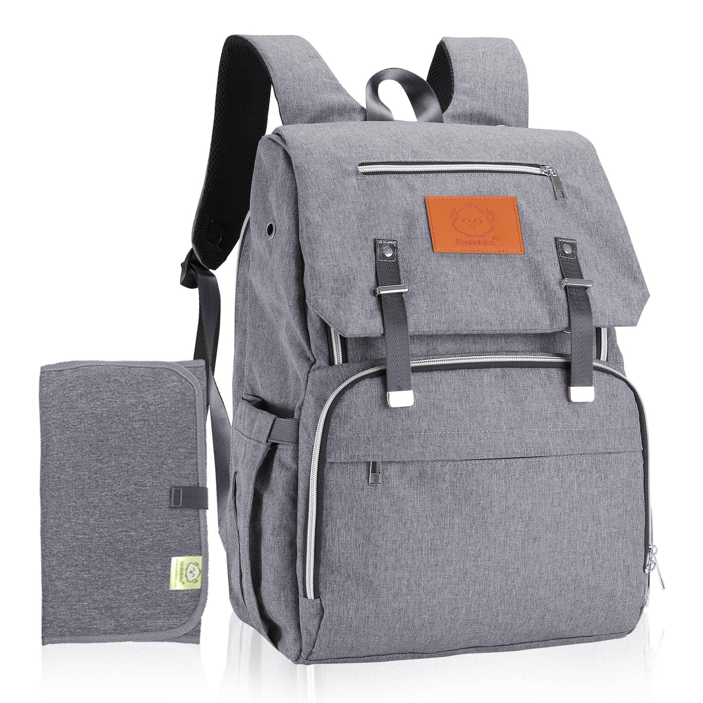 Explorer Diaper Bag Backpack baby essentials Maple & Co. Boutique Explorer Classic Gray