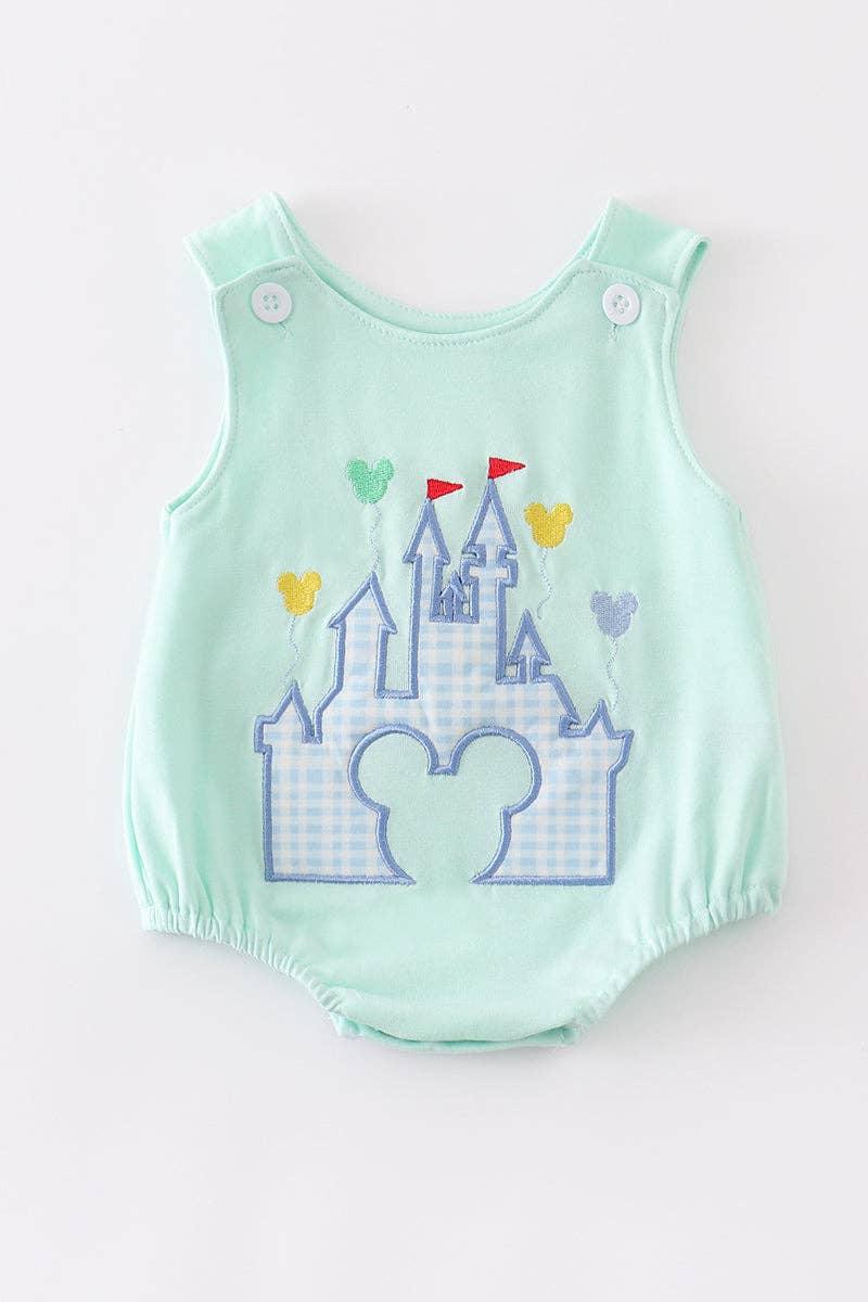 Disneyland Castle Onesie Baby Onesie Maple & Co. Boutique 3M
