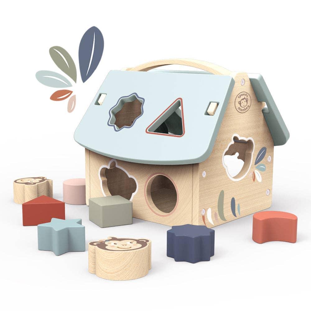 House Shape Sorter toys Maple & Co. Boutique