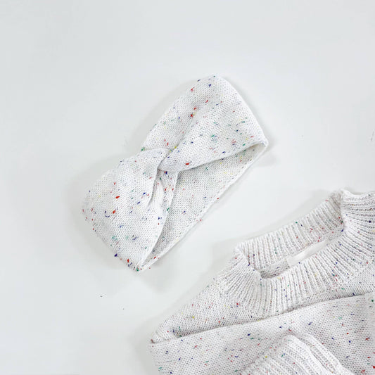 Knit Headband - Sugar Sprinkles Baby Accessory Maple & Co. Boutique 0-1Y
