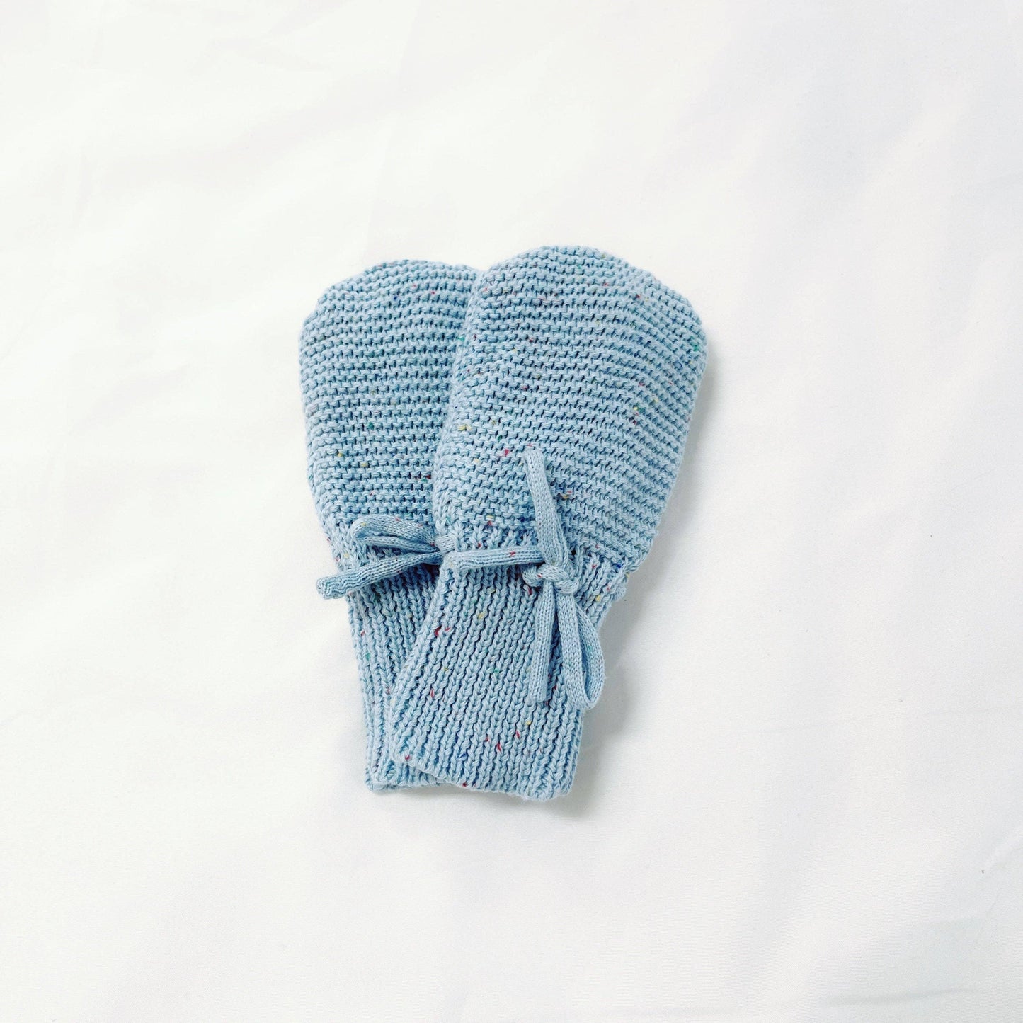 Knit Mitts Baby Accessory Maple & Co. Boutique Blueberry (0M-12M)