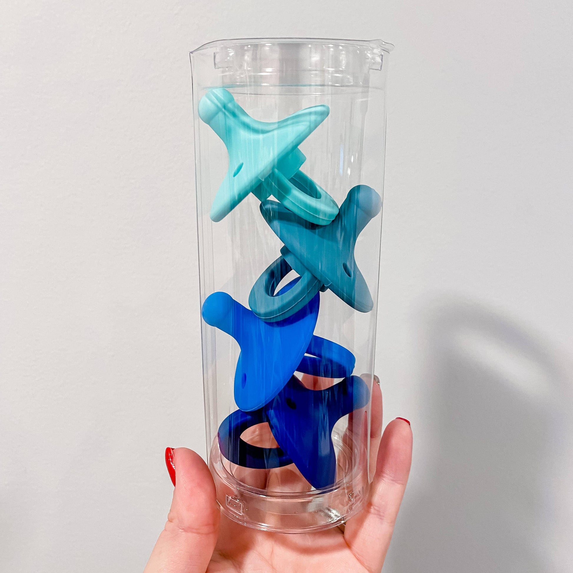 Pacifier-4 Pack Binky Maple & Co. Boutique Blues