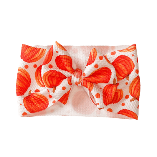 Pumpkin Baby Bow Baby Accessory Maple & Co. Boutique O/S