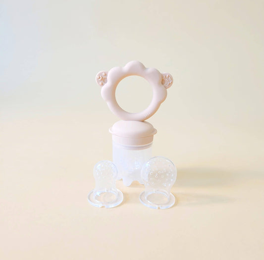 Teether Fruit Feeder feeding Maple & Co. Boutique Blush
