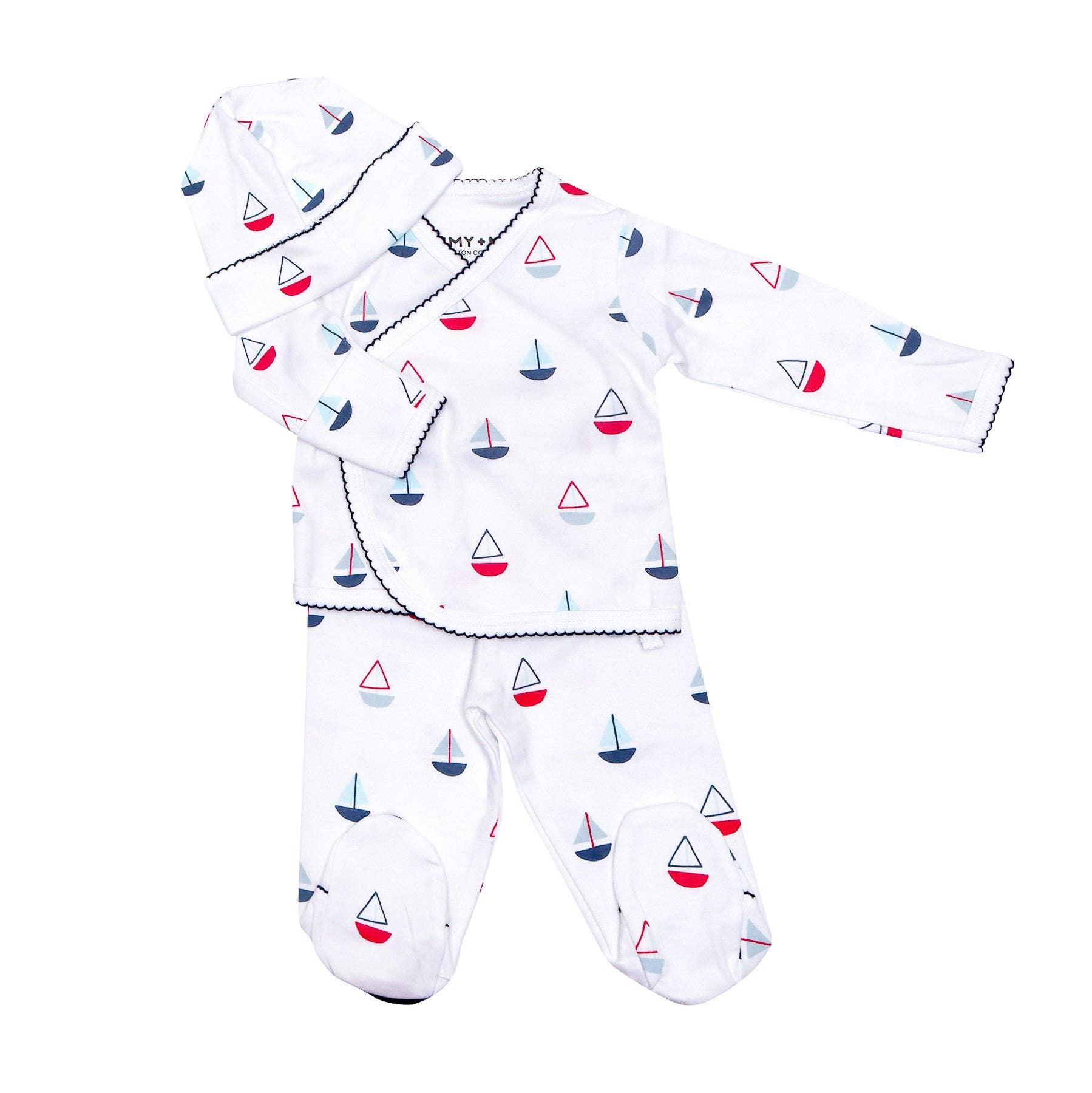 Tiny Sailor Newborn Set Newborn Maple & Co. Boutique NB