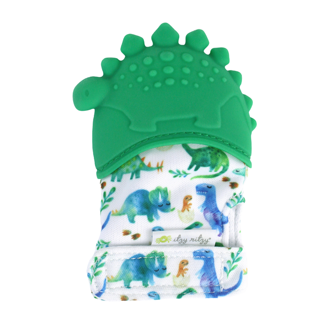 Silicone Teething Mitts  Maple & Co. Boutique Dinosaur  