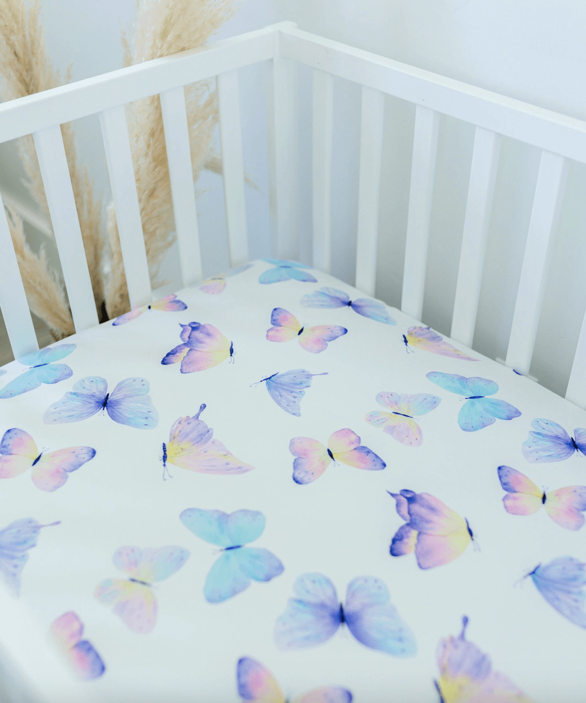 Butterfly Crib Sheet Nursery Maple & Co. Boutique   