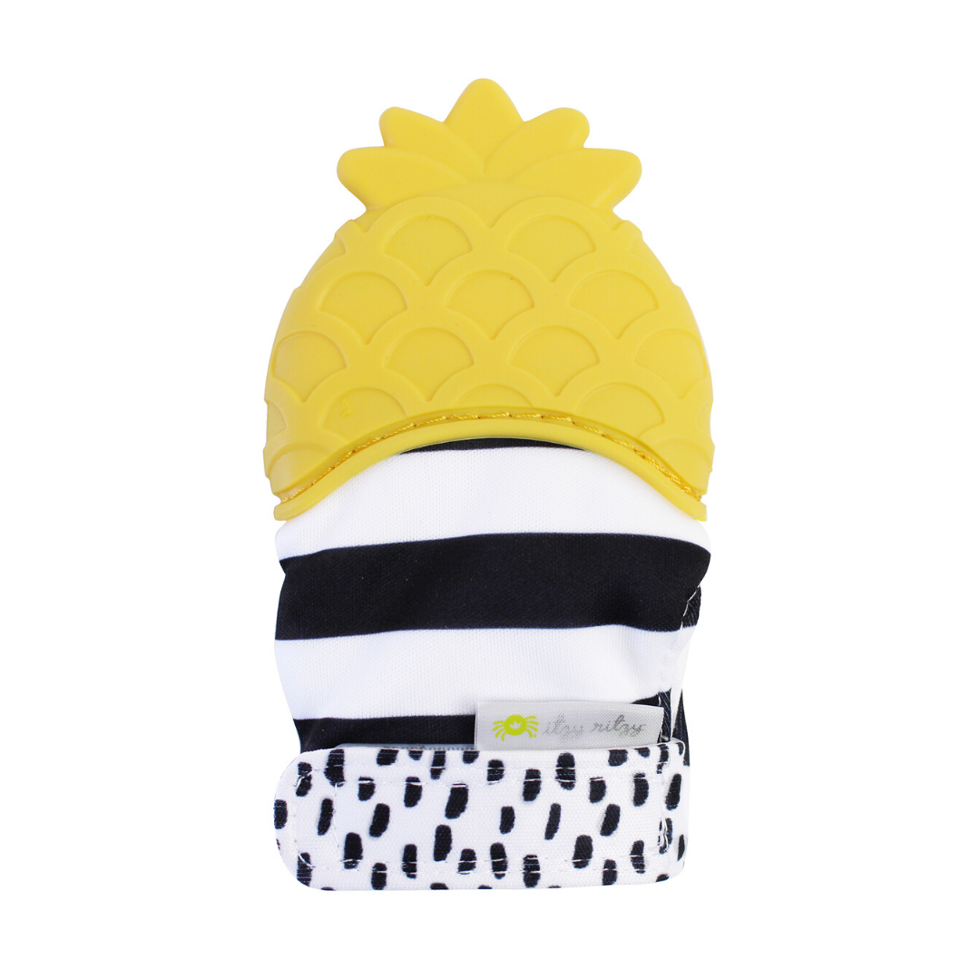 Silicone Teething Mitts  Maple & Co. Boutique Pineapple  