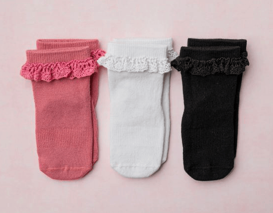 Charlotte Collection baby socks Maple & Co. Boutique   