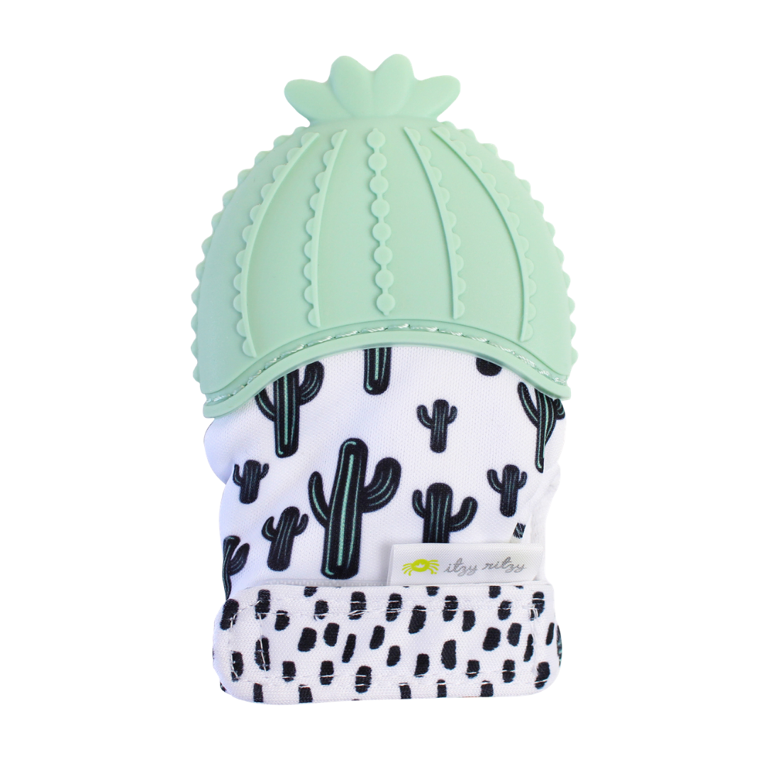 Silicone Teething Mitts  Maple & Co. Boutique Cactus  