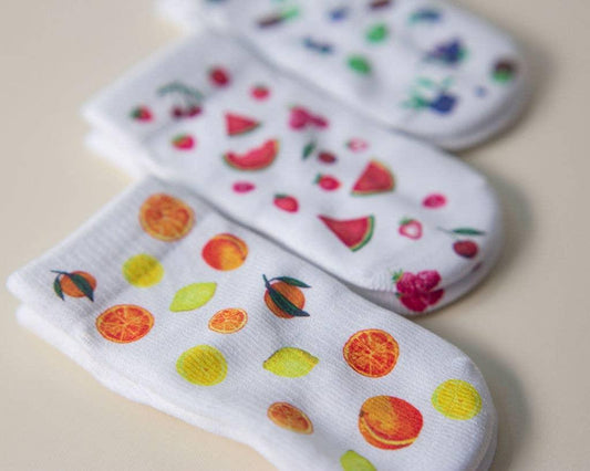 Citrus Collection baby socks Maple & Co. Boutique   