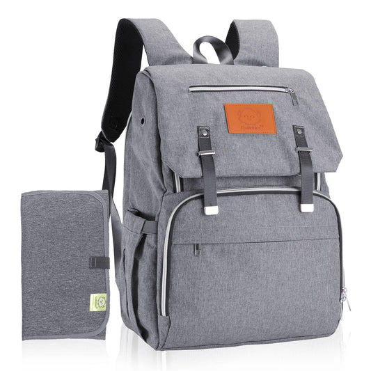 Explorer Diaper Bag Backpack baby essentials Maple & Co. Boutique Explorer Classic Gray  