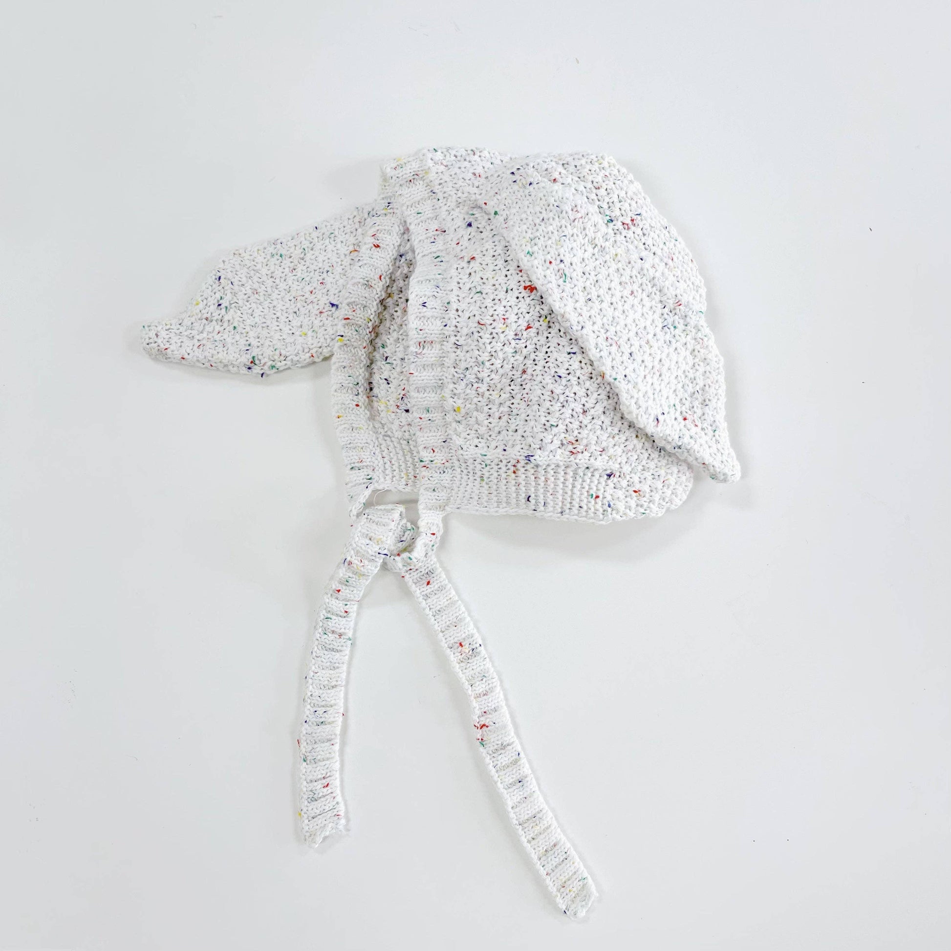 Knit Bunny Bonnet - Sugar Sprinkles Baby Accessory Maple & Co. Boutique 0-1Y  